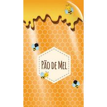 Saco Decorado Pão de Mel - 11cm x 19,5cm - 50 unidades - Cromus - Magazine 25