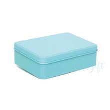 Lata Retangular para Lembrancinha Tiffany - 12x9x4cm - 06 unidades - Artegift - Magazine 25