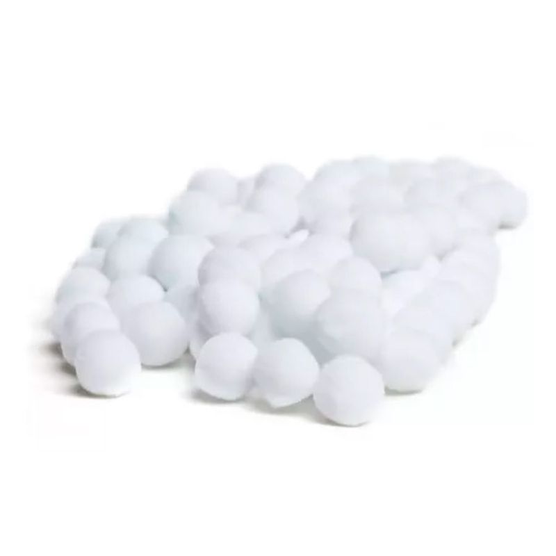Pompom Decorativo Branco 1,5cm - 1 Pacote com 7 Gramas - Artlille - Magazine 25
