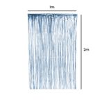 Cortina Decorativa Fosca Azul L1 x A2 m- 01unidade - Artlille - Magazine 25