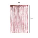 Cortina Decorativa Fosca Rosê Gold L1 x A2 m- 01unidade - Artlille - Magazine 25