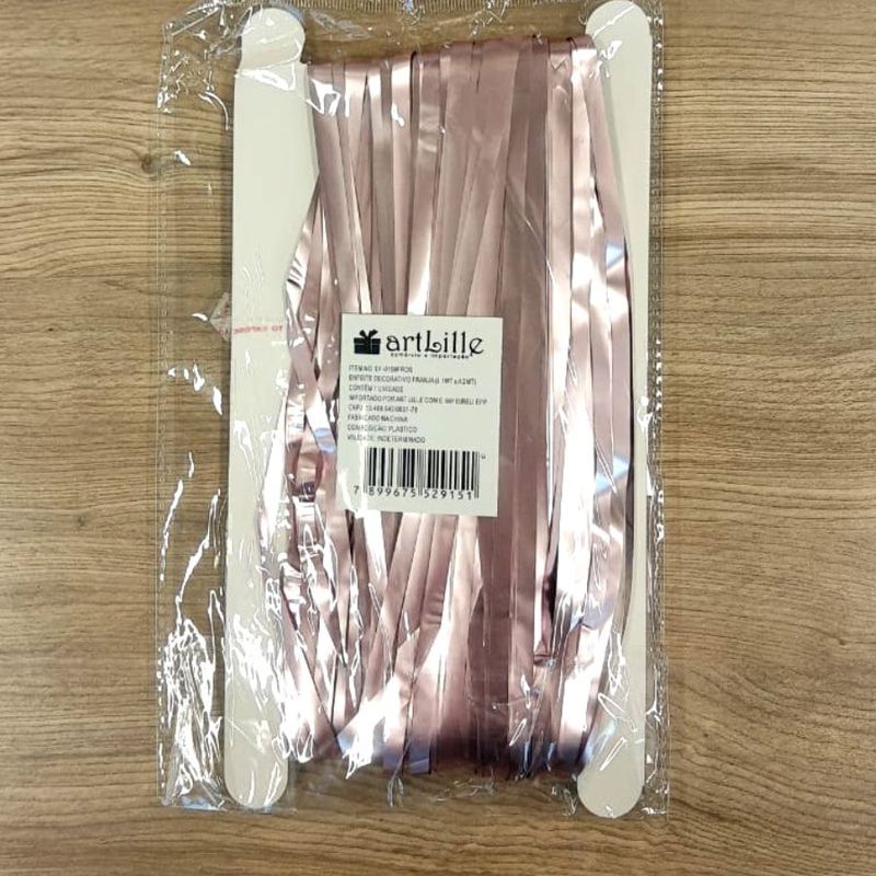 Cortina Decorativa Fosca Rosa L1 x A2 m- 01unidade - Artlille - Magazine 25