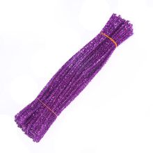 Haste de Chenille Glitter 30cm - Roxo - 100 unidades - Artlille - Magazine 25