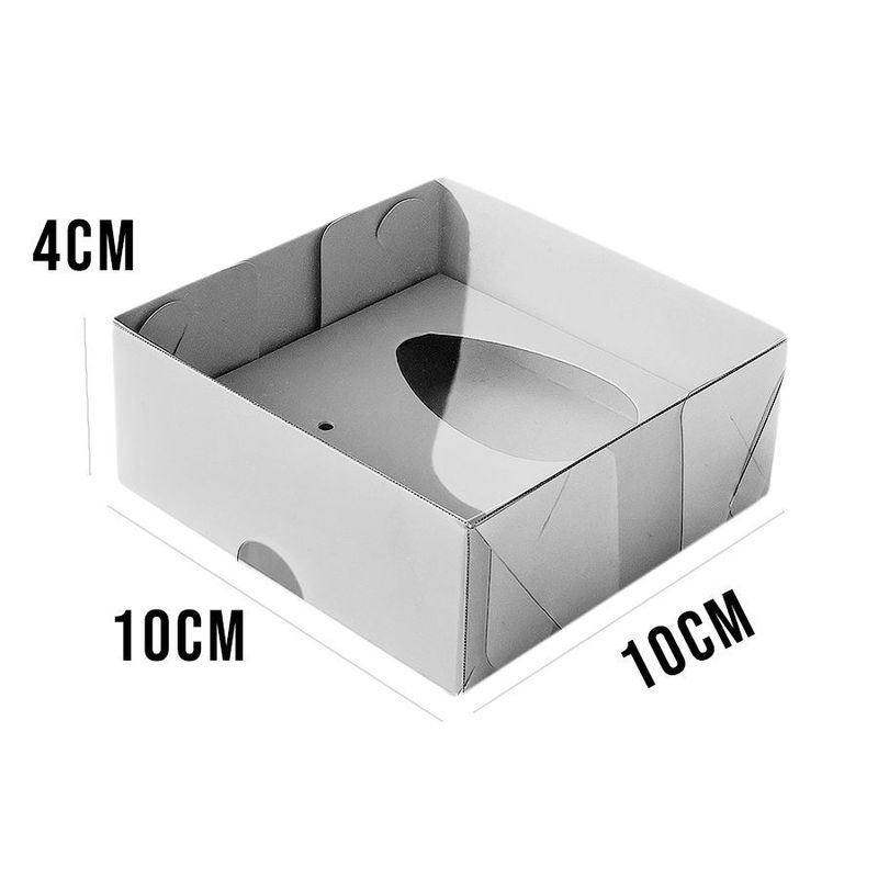 Caixa Ovo de Colher - Meio Ovo de 50g a 80g - 10cm x 10cm x 4cm - Kraft - 5unidades - Assk - Páscoa Magazine 25