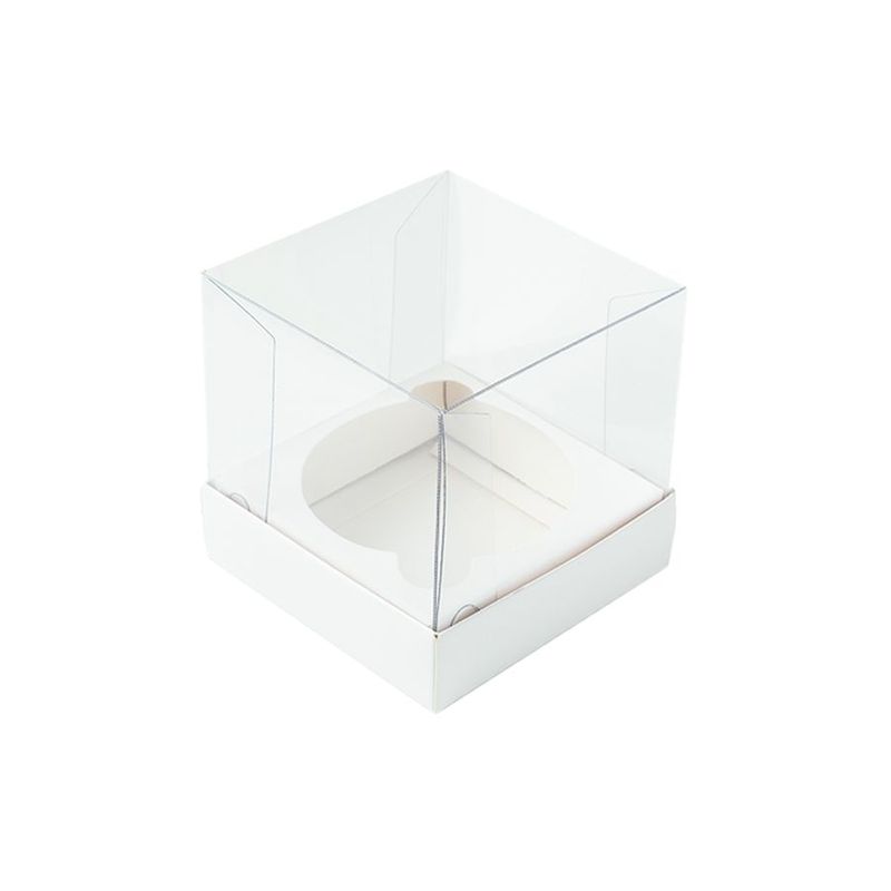 Caixa Mini Bolo M (7cm x 7cm x 7cm) Branca 10 unidades Assk Magazine 25