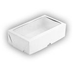 Caixa com Visor S20 (22cm x 11,7cm x 4,5cm) Branca 10 unidades Assk Magazine 25