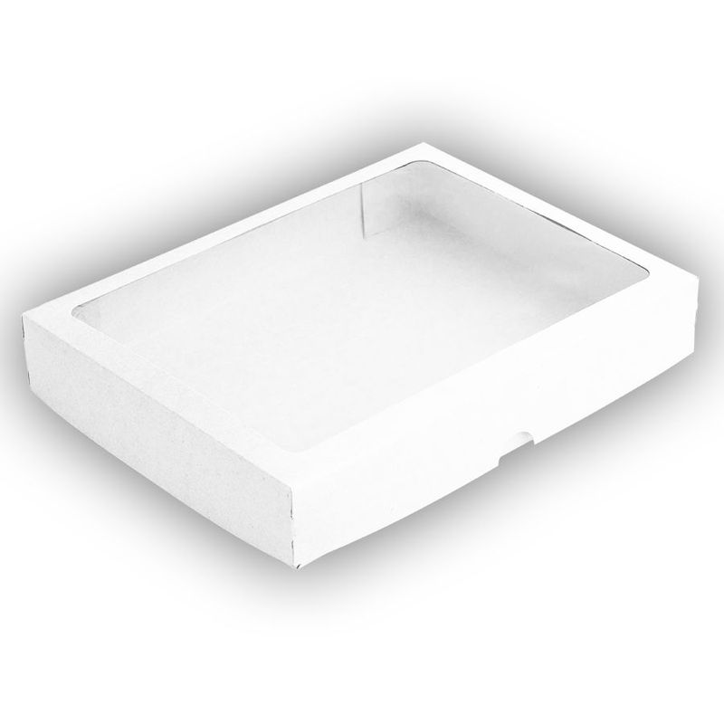 Caixa 24 Doces com Visor S9 (19cm x 25cm x 4cm) Branca 10 unidades Assk Magazine 25