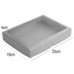 Caixa 24 Doces com Visor S9 (19cm x 25cm x 4cm) Branca 10 unidades Assk Magazine 25