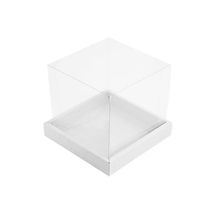 Caixa para Panetone 250g (12cm x 12cm x 12cm) Branca 05 unidades Assk Magazine 25