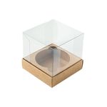 Caixa Mini Bolo G (8cm x 8cm x 8cm) Kraft 10 unidades Assk Magazine 25