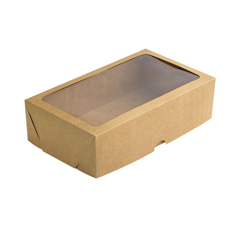 Caixa com Visor S20 (22cm x 11,7cm x 4,5cm) Kraft 10 unidades Assk Magazine 25