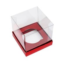 Caixa Mini Bolo GG (10cm x 10cm x 10cm) Vermelho - 10 unidades - Assk - Magazine 25