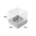 Caixa Mini Bolo M (7cm x 7cm x 7cm) Dourada 10 unidades Assk Magazine 25