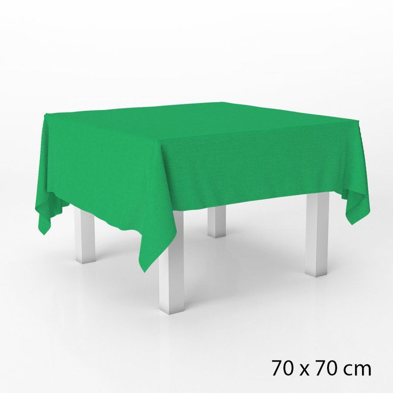 Toalha Cobre Mancha em TNT - 70 x 70 cm - Verde Bandeira - 5 unidades - Best Fest - Magazine 25