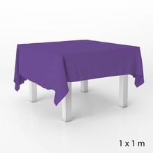 Toalha de Mesa em TNT - 1 x 1 metro - Roxo - 5 unidades - Best Fest - Magazine 25