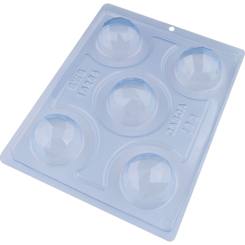 Forma de Acetato Forma Especial - Esfera De 50mm Lapidada 10264 - 01 Unidade - BWB - Magazine 25