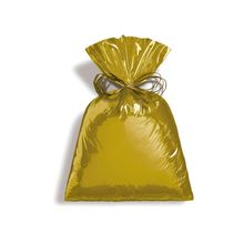 Saco para Presente Metalizado - Dourado - Cromus