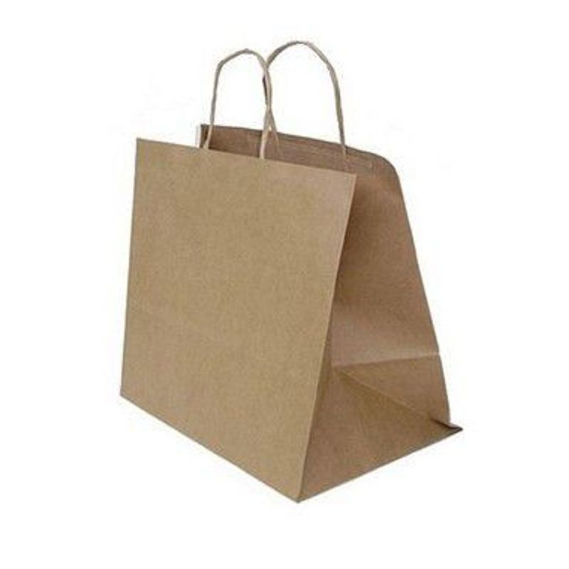 Sacola de Papel Fundo Largo Kraft Ref 5430 - 32x20x34cm - 10 unidades - WMA - Magazine 25