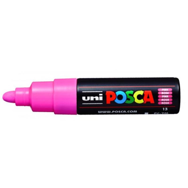 Caneta Posca PC-7m 5,5mm Rosa - 01 un - UniPosca - Magazine 25
