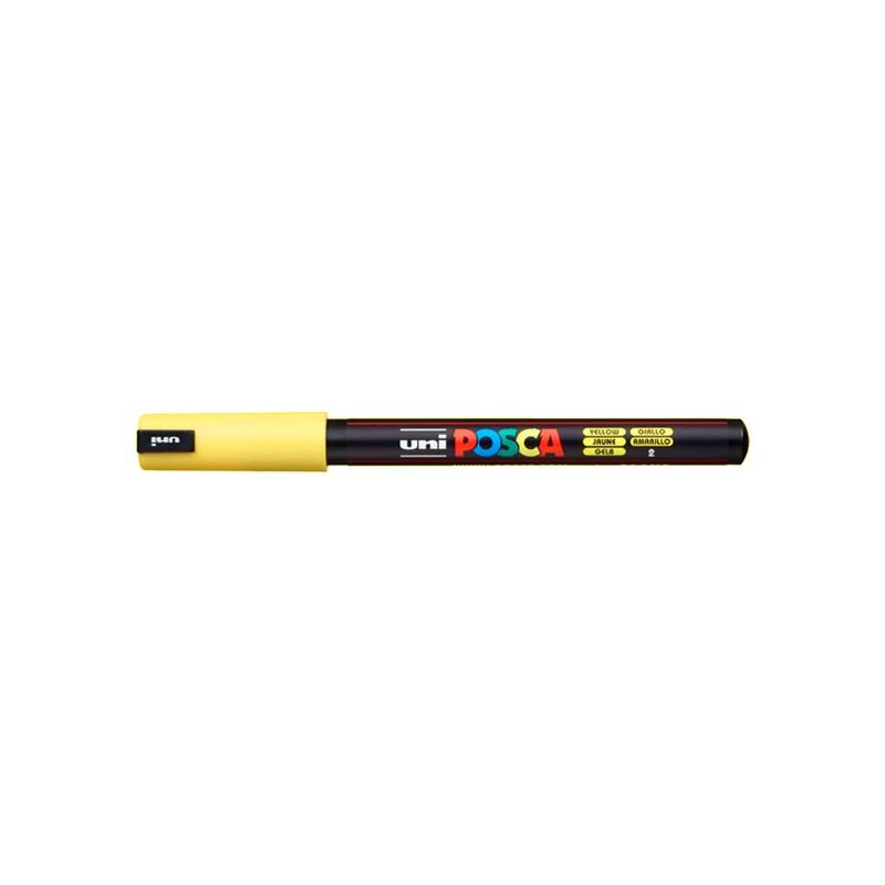 Caneta Posca PC-1MR 0,7mm Amarelo - 1 unidade - Uni Posca - Magazine 25