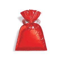 Saco para Presente Metalizado - Vermelho - Cromus - Magazine 25