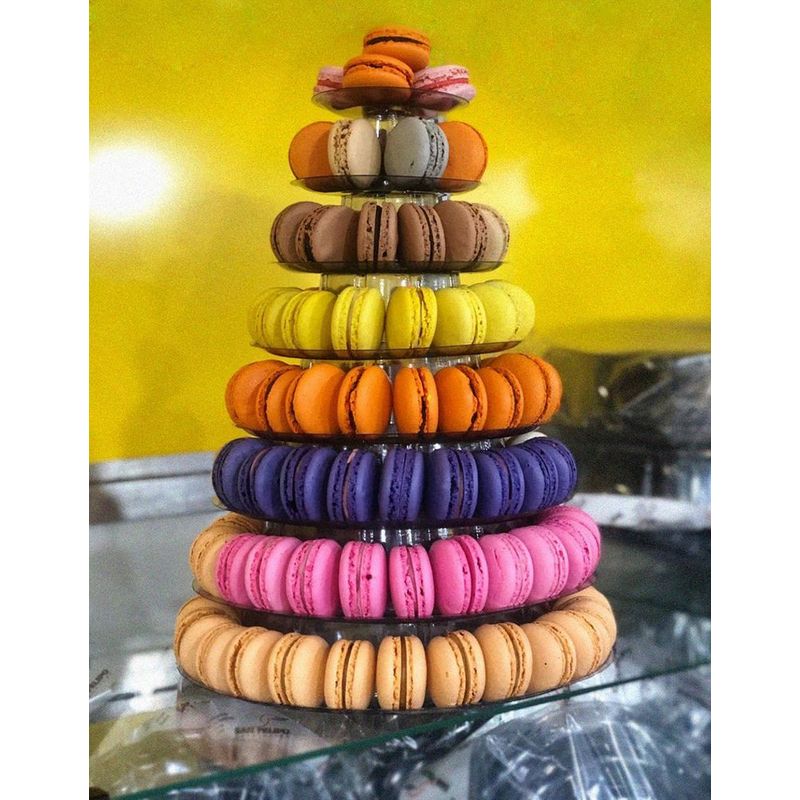 Torre para Macarons 8 Pisos San Felipo Rizzo Confeitaria