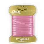 Fita em Cetim - Cor 240 Rosa Escuro - 10 m x 4 mm - 1 unidade - Fitas Progresso - Magazine 25