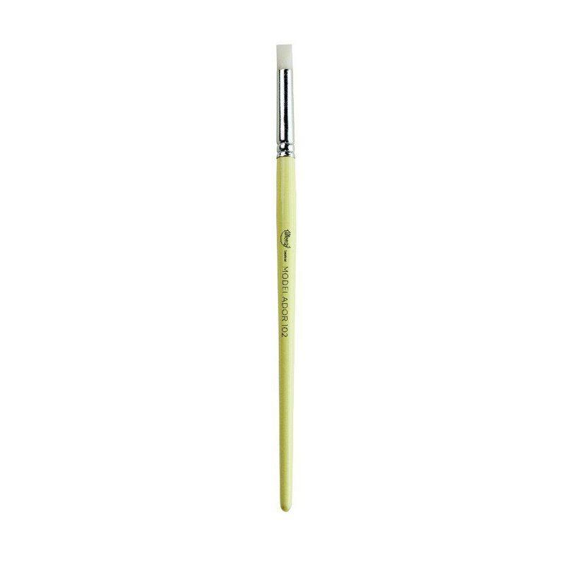 Pincel Artístico - N102 - Modelador Grande Amarelo  - 1 unidades - Cromus Linha Profissional Allonsy - Magazine 25
