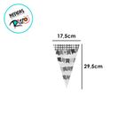 Cone para Festa - Arraiá - 17,5x29,5cm  - 50 unidades - Cromus - Magazine 25