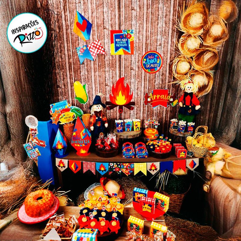 Cartaz Decorativo - Festa Junina São João - 8 unidades - Cromus - Magazine 25