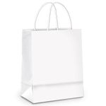 Sacola para Presentes em Papel P 21,5x15x8 cm - Branca - 10 unidades - Cromus - Magazine 25