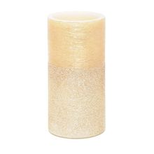 Vela de Enfeite - " Vela Redonda com LED  para Enfeite de Natal Pequena " - 1 Unidade - Cromus Natal - Magazine 25