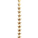 Fio Decorativo Estrela  Dourada - 2 cm x 5 m - 1 unidade - Cromus - Magazine 25