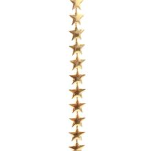 Fio Decorativo Estrela  Dourada - 2 cm x 5 m - 1 unidade - Cromus - Magazine 25