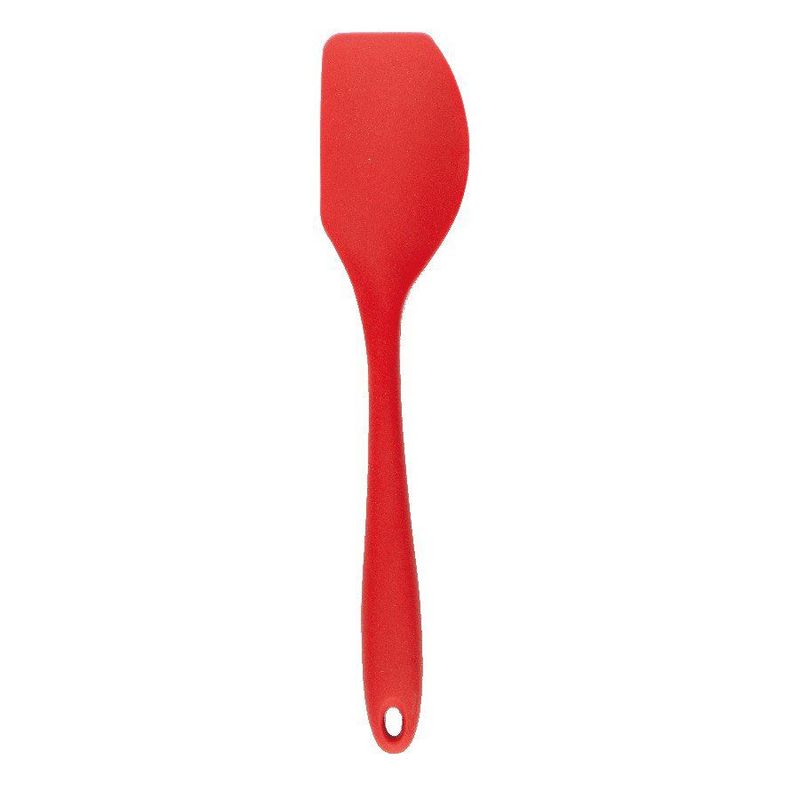 Espatula Silicone - 29Cm - Curva Vermelho  - 1 unidade - Cromus Linha Profissional Allonsy - Rizzo