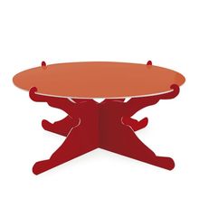 Suporte Para Doces e Cupcakes Vermelho 1 Andar - 1 unidade - Cromus - Magazine 25