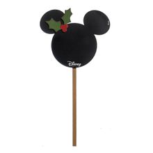 Pick Médio para Jardim para Decoração Mickey Sombra 35cm - 01 unidade Natal Disney - Cromus - Magazine 25