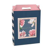 Caixa Maleta Retangular Vertical - Pretty Magnolia - 1 unidade - Cromus - Magazine 25