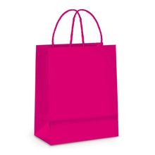 Sacola de Papel P Pink - 21,5x15x8cm - 10 unidades - Cromus - Magazine 25