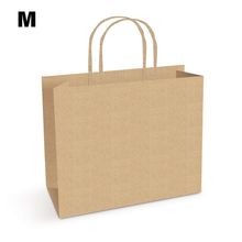 Sacola de Papel M 22x30x9cm - Kraft - 10 unidades - Cromus - Magazine 25