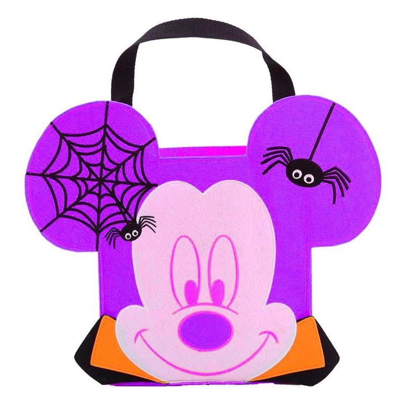 Sacola de Halloween c/ Alça - Mickey Roxo - 1 unidade - Cromus - Magazine 25