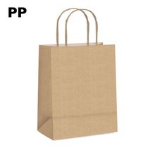 Sacola de Papel PP 16x12x7cm - Kraft - 50 unidades - Cromus - Magazine 25
