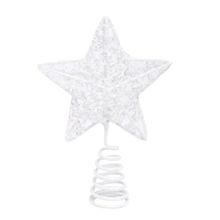 Topo de Árvore de Natal Estrela Cor Branco - 1 unidade - Cromus - Magazine 25