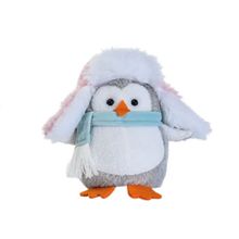 Enfeite de Natal Pinguim Cachecol Azul - 20cm  - 1 unidade - Cromus - Magazine 25