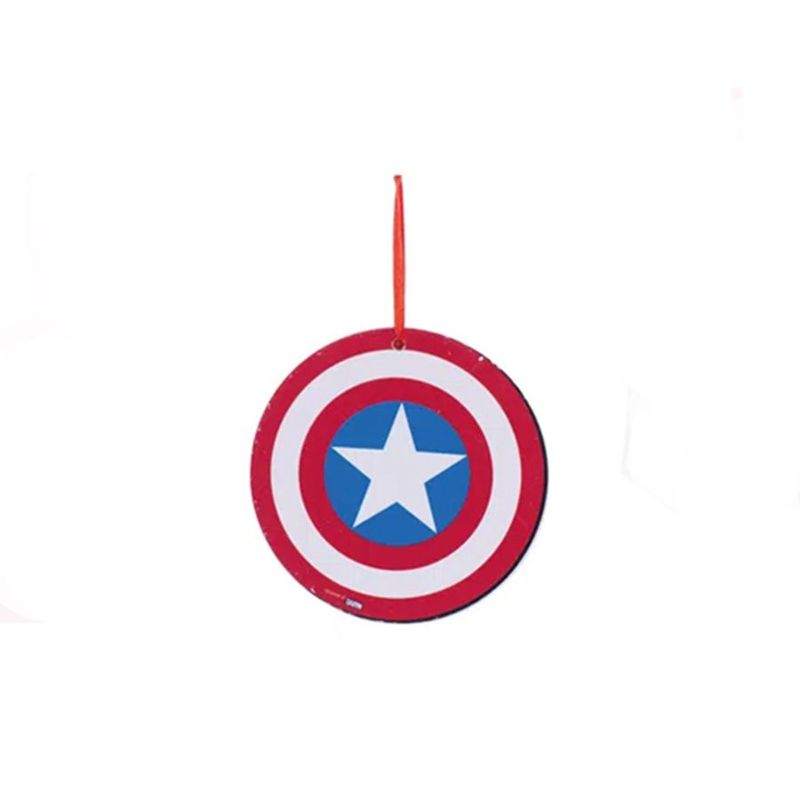 Enfeite Para Pendurar Escudo do Capitão América Marvel - 1 unidade - Cromus - Magazine 25