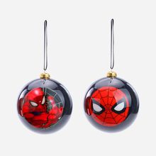 Kit Bola de Natal - Homem Aranha - 10 cm - Natal Marvel - 2 unidades - Cromus - Magazine 25