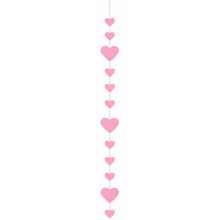 Móbile Corações Rosa 1,5m - 1 un