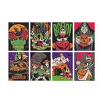Cartaz Decorativo - Halloween Disney 100 anos - 8 unidades - Cromus - Magazine 25