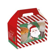 Maleta Para Kit Confeiteiro -  Feliz Natal - 18 x 18,5 x 10 cm - Cromus Natal - 1 unidade - Magazine 25