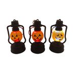 Mini Lamparina Decorativa Halloween - Abóbora Sortida com Led - 1 unidade - Cromus - Magazine 25